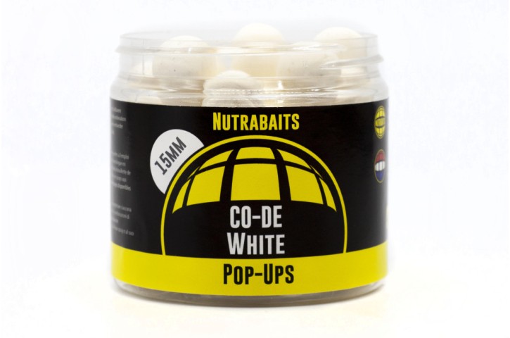 Nutrabaits CO-DE Pop Up´s White 15mm