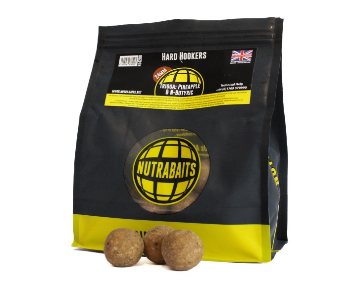 Nutrabaits Trigga Pineapple & N-Butyric Hard Hookers 24mm