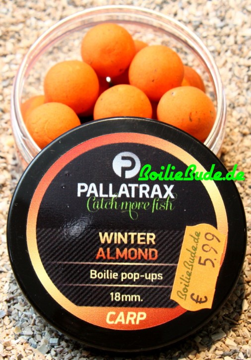 Pallatrax Winter Almond 18mm Boilie Pop Up´s rund