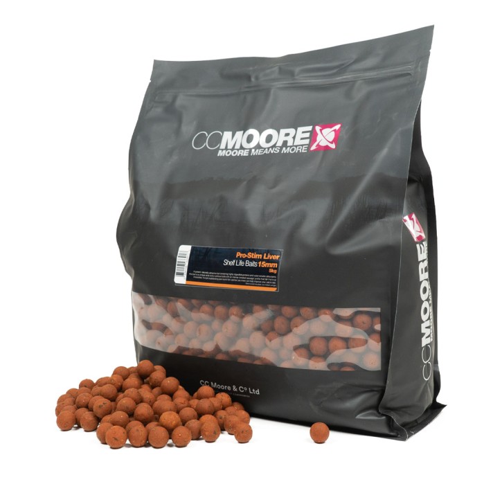 CC Moore Pro-Stim Liver Boilies 10mm 1kg