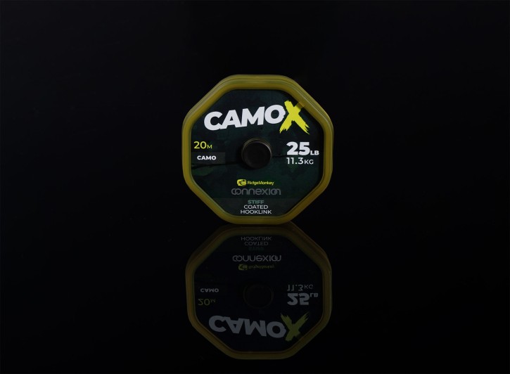 RidgeMonkey CamoX Stiff Coated Hooklink 25lb