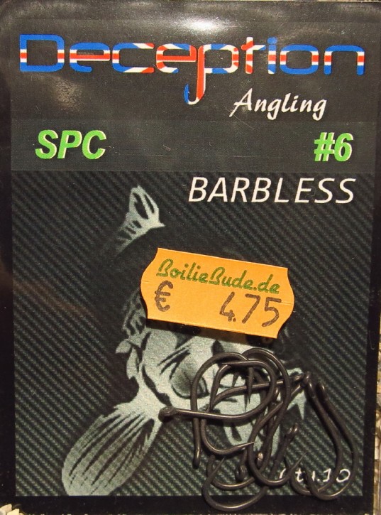 Deception Angling SPC Haken Größe 6 ohne Widerhaken