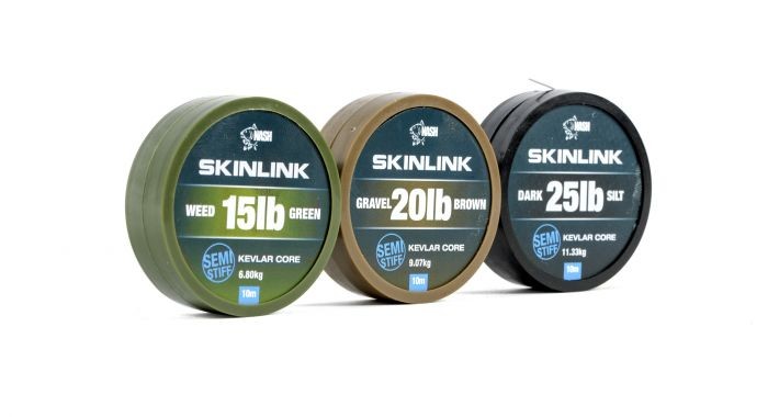 Nash Tackle Skinlink Semi-Stiff Dark Silt 25lb