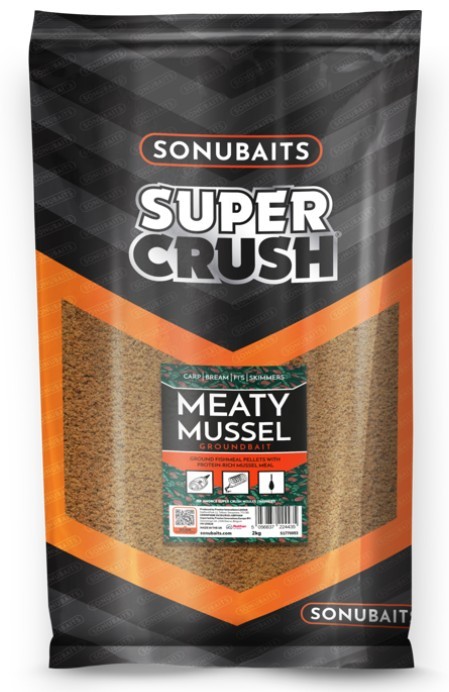 Sonubaits Super Crush Meaty Mussel Mix, 2kg
