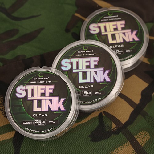 Gardner Tackle Stiff Link Clear / 15lbs