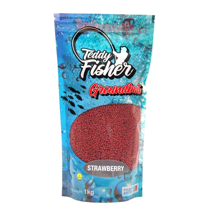 Teddy Fisher Strawberry Micropellet 2mm, 1kg