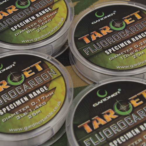 Gardner Tackle Target Fluorocarbon 8lb, 0,25mm