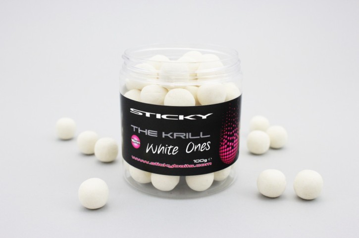 Sticky Baits The Krill White Ones Pop Up´s 16mm, 100gr