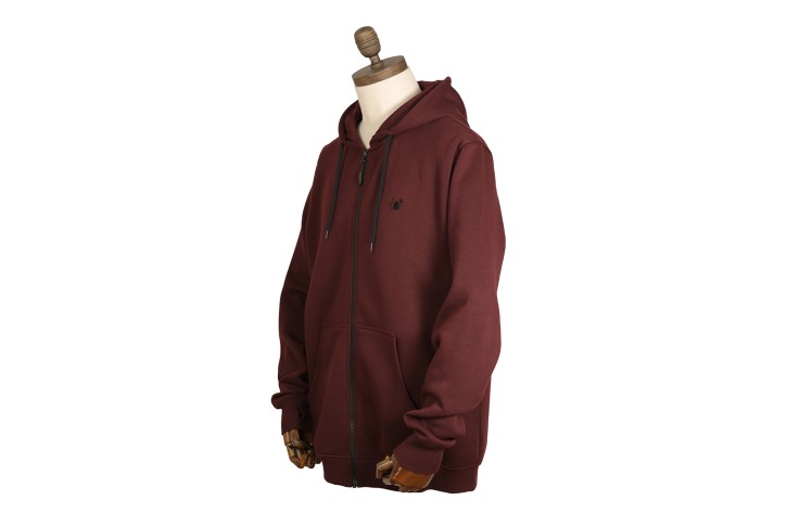 Thinking Anglers Plum Zip Hoody Gr. XL