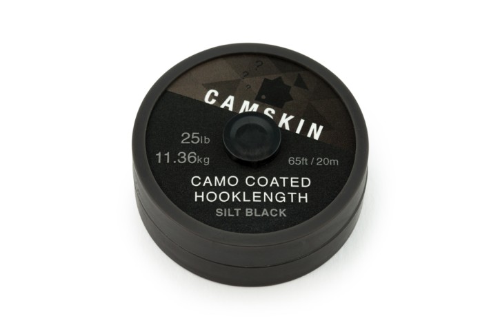 Thinking Anglers Camskin Hooklength Camo Silt Black / 25lbs