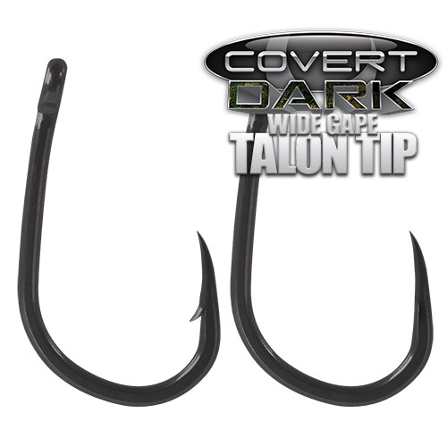 Gardner Tackle Covert Dark Wide Gape Talon Tip Hook Hakengröße 6 / Barbed (mit Widerhaken)