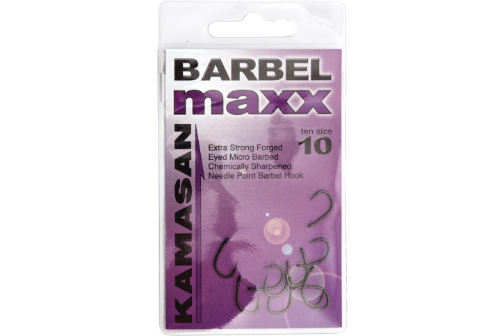 Kamasan Barbel Maxx Hook Barbed Hakengröße 10