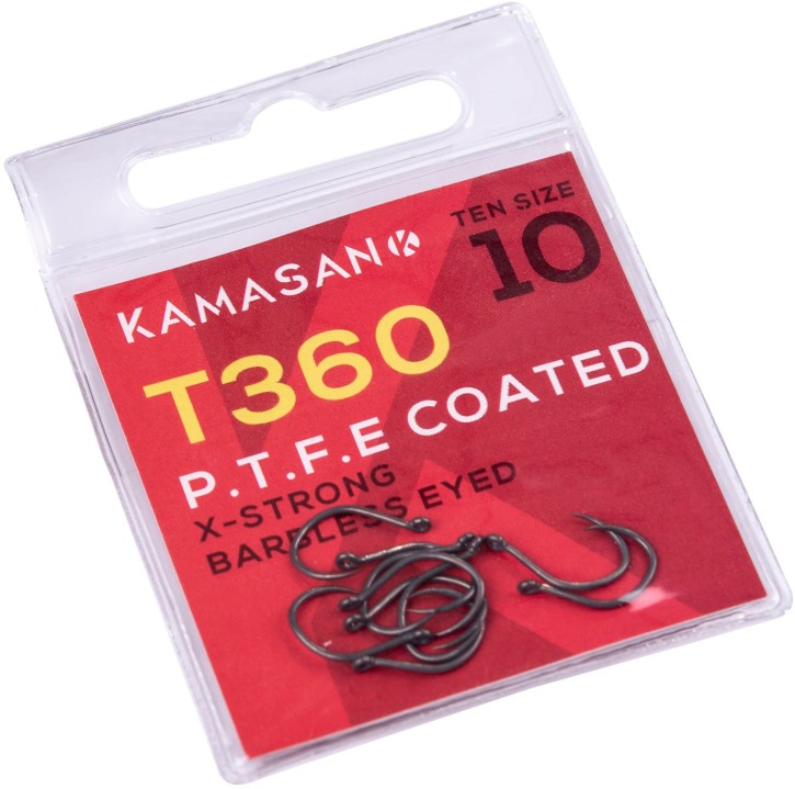 Kamasan T360 Barbless Eyed Hakengröße 10