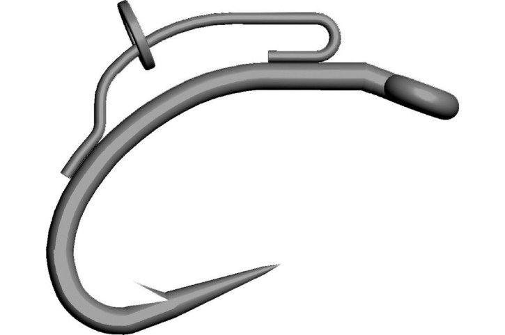 Mustad BBS Continental Barbed Größe 4, mit Widerhaken
