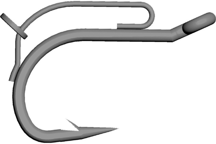 Mustad BBS Chodda Barbed, mit Widerhaken Hakengröße 2