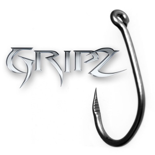 Pallatrax Gripz Hook, Wide Gape Size 10, barbless