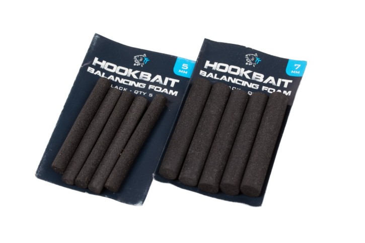 Nash Tackle Hookbait Balancing Foam, schwarz 7mm