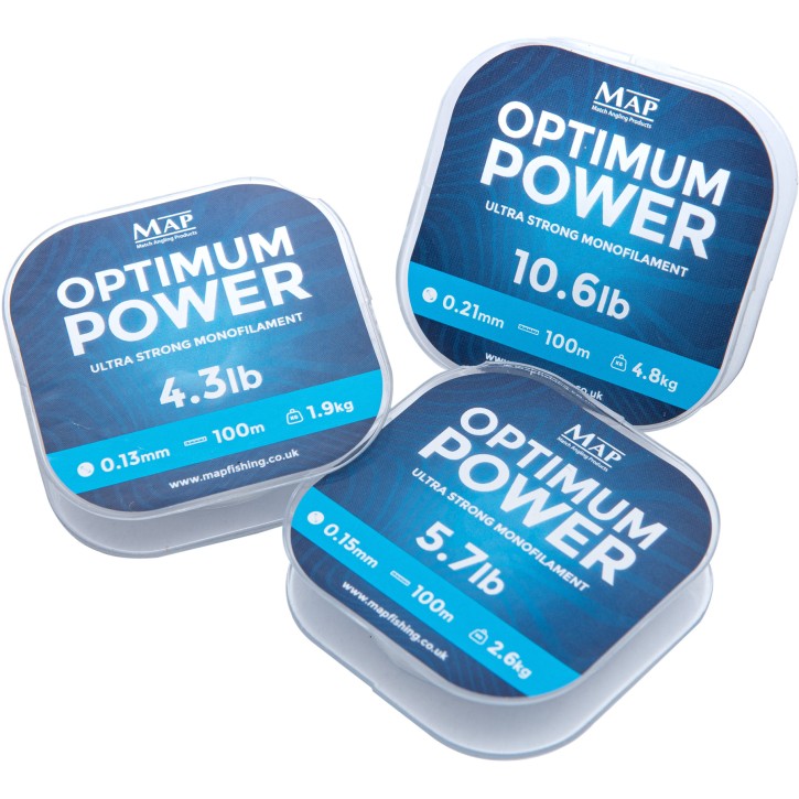 MAP Optimum Power Monofilament 0.21mm, 100m