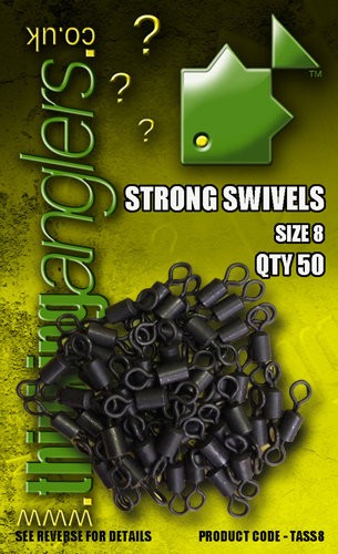Thinking Anglers Strong Swivels Größe 8