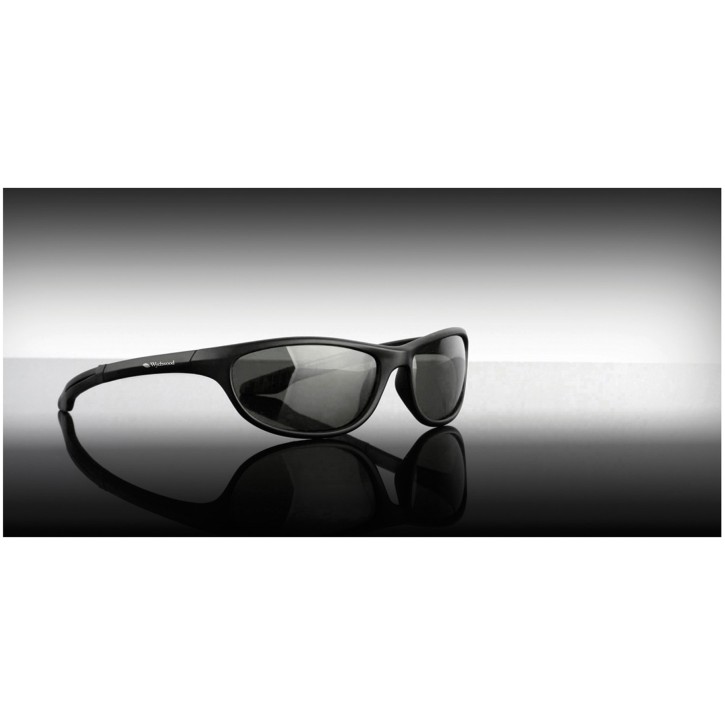Wychwood Sunglasses Black Wrap Around Brown Lens